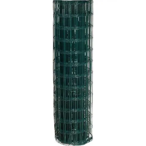 Tela alambrado verde malha 10 x 5 cm fio 2,5 mm com 1,5 x 25 m   