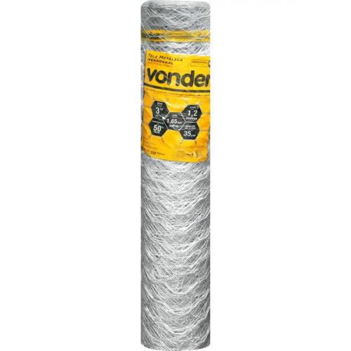 Tela met�lica hexagonal malha 3