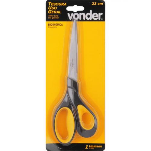Tesoura uso geral 23 cm ergonmica 