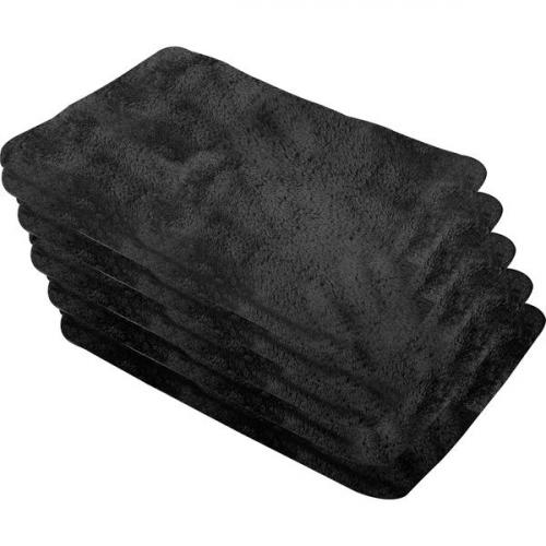 Toalha de microfibra 30 cm x 40 cm 200 g/m² com 5 peças Toalha de microfibra 30 cm x 40 cm 200 g/m² com 5 peças