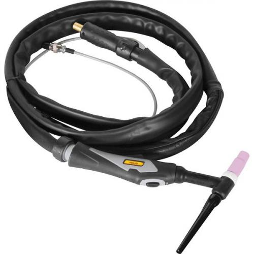 Tocha TIG TTV 206 3 metros conector 13 mm e adaptador M10 do gás Tocha TIG TTV 206 3 metros conector 13 mm e adaptador M10 do gás