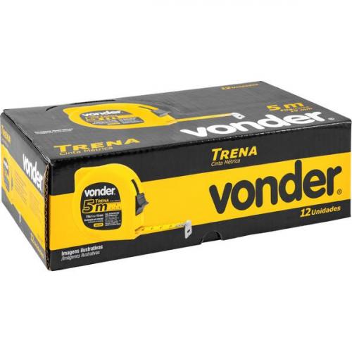 Trena com fita de ao 19 mm x 5 m com 12 peas 