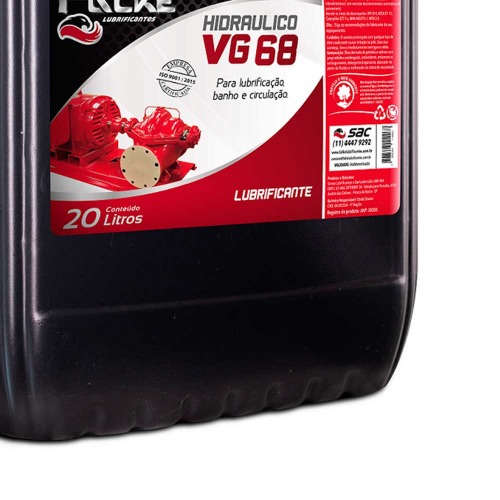 leo lubrificante hidrulico 20 litros - VG 68