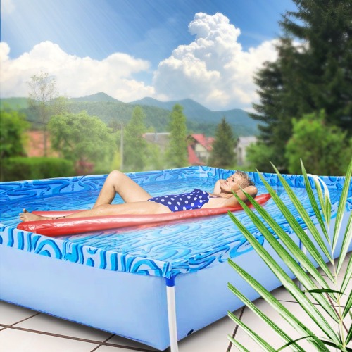 Piscina estruturada retangular 1000L 1,26 x 1,89 m - 001002