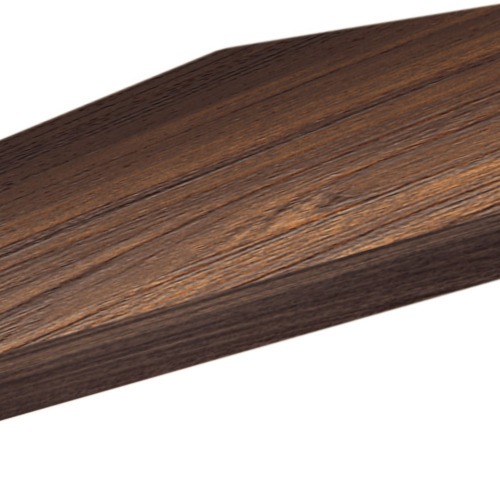 Tampo de madeira para bancada de canto