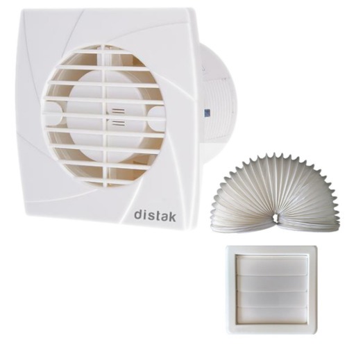 Exaustor axial para banheiro diâmetro de 120 mm com grade e duto - VF-B5-1  110V Exaustor axial para banheiro diâmetro de 120 mm com grade e duto - VF-B5-1  110V