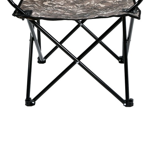 Cadeira para camping camuflada c/ braco - Araguaia 