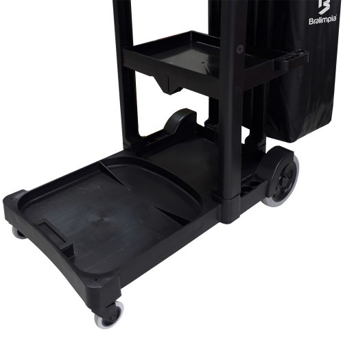 Carro funcional com bolsa 90L América Black - CFBLACKT Carro funcional com bolsa 90L América Black - CFBLACKT