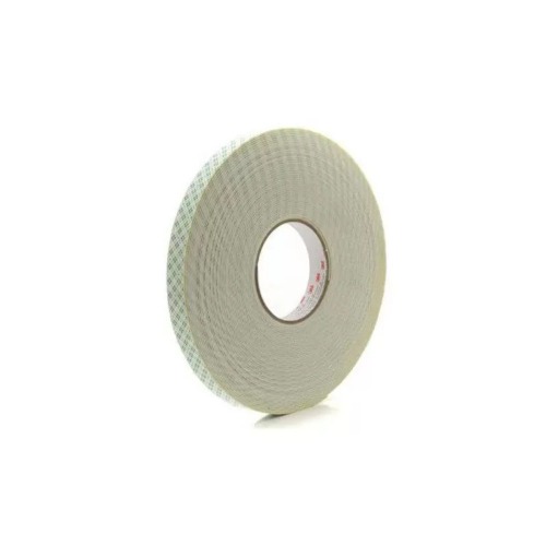 Fita adesiva dupla face espuma 19 mm x 20 metros PU branca - 4026 Fita adesiva dupla face espuma 19 mm x 20 metros PU branca - 4026