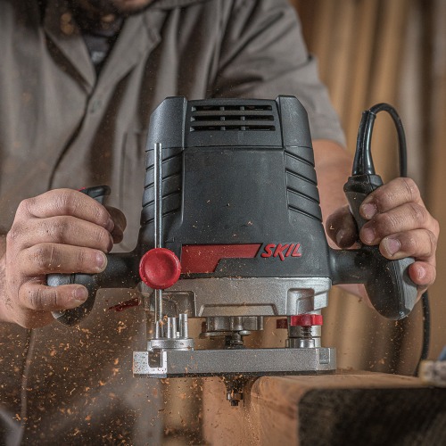 Tupia de coluna 1100W para pina de 6/8 mm e 1/4