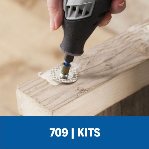 Kit de acessrios para micro retfica com 110 peas - 709 