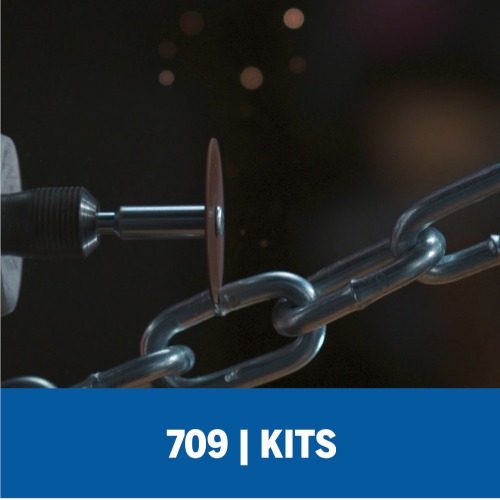 Kit de acessrios para micro retfica com 110 peas - 709 