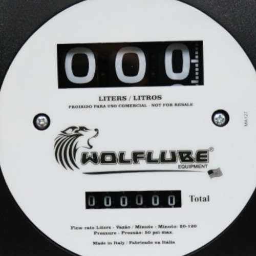 Medidor mecnico para leo diesel 10 a 120 L/min 3 dgitos - 2100W-3D