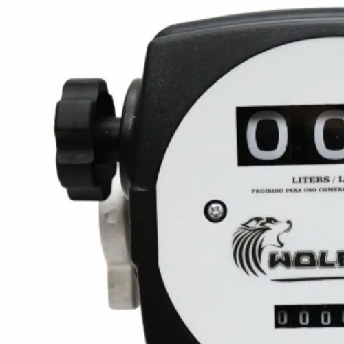 Medidor mecânico para óleo diesel 10 a 120 L/min 3 dígitos - 2100W-3D