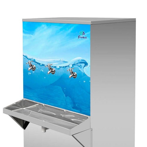 Bebedouro industrial de coluna 100 litros em ao inox - B100  110V