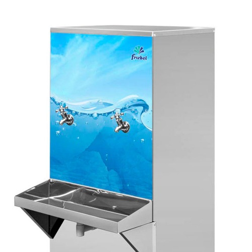 Bebedouro industrial de coluna 50 litros em ao inox - B50  220V