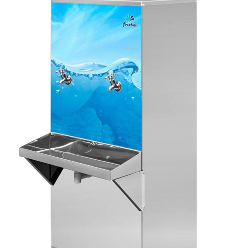 Bebedouro industrial de coluna 50 litros em ao inox - B50  110V