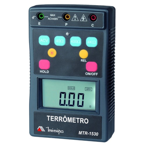 Terr�metro digital port�til CAT IV 400V - MTR-1530