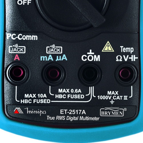 Multímetro digital portátil - ET-2517A Multímetro digital portátil - ET-2517A