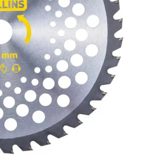 Lâmina para roçadeira com 40 dentes 255 x 20 mm