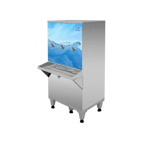Bebedouro industrial de coluna 100 litros em aço inox - B100  220V