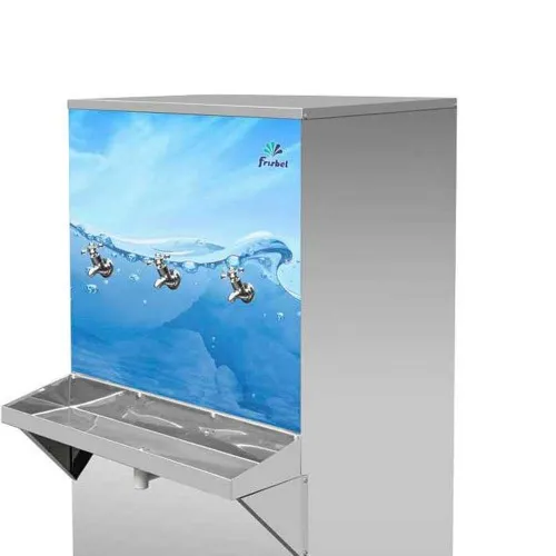 Bebedouro industrial de coluna 100 litros em aço inox - B100  220V