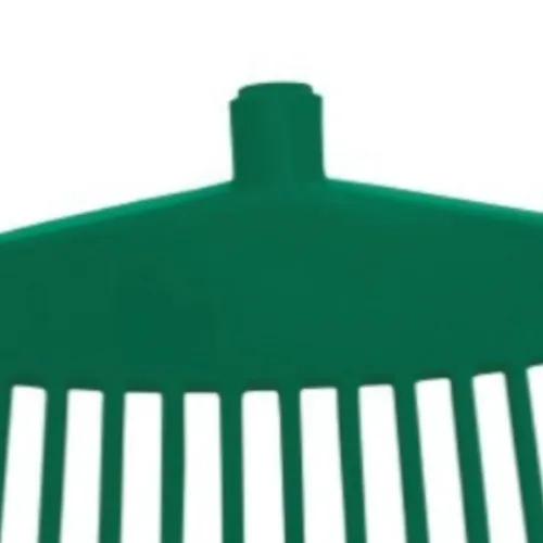 Vassoura plástica 21 dentes tipo ancinho sem cabo