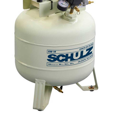 Compressor de ar odontolgico 10 ps 40 litros 2 hp - CSD 10/40  220V