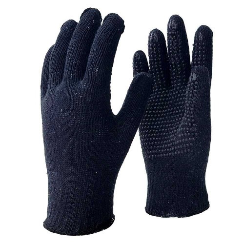 Luva de malha pigmentada tricotada preta Luva de malha pigmentada tricotada preta
