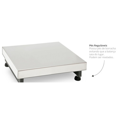Balança digital com plataforma 500 Kg x 100 g - DP-500  110V/220V Balança digital com plataforma 500 Kg x 100 g - DP-500  110V/220V