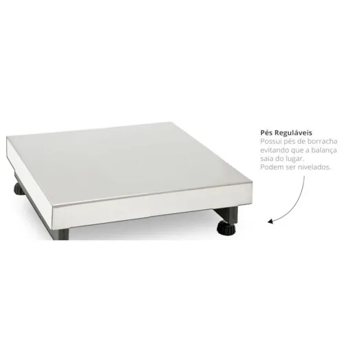 Balança digital com plataforma 500 Kg x 100 g - DP-500  110V/220V