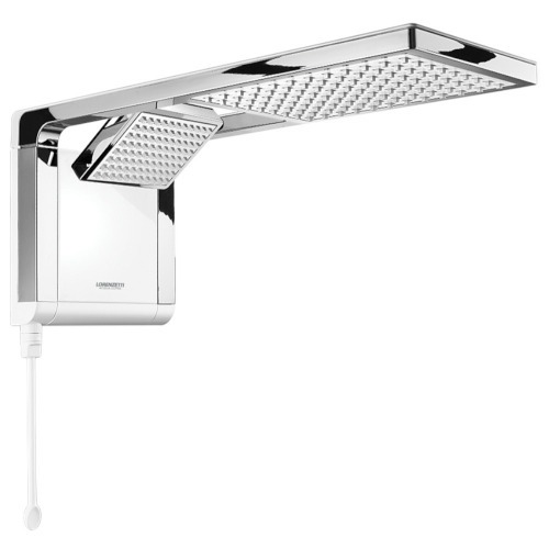 Chuveiro eletrnico 7800 watts 220V branco cromado - Acqua Duo Ultra
