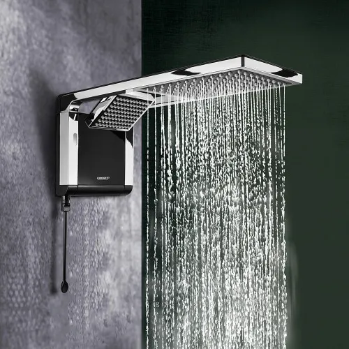 Chuveiro eletrônico 7800 watts 220V preto cromado - Acqua Duo Ultra