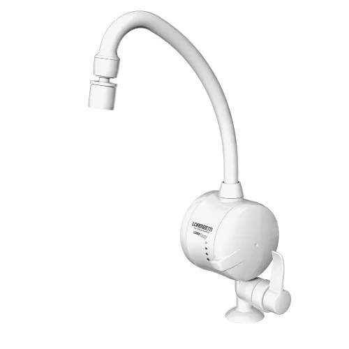 Torneira elétrica de bancada bica móvel 4800 Watts - Loren Easy  110V