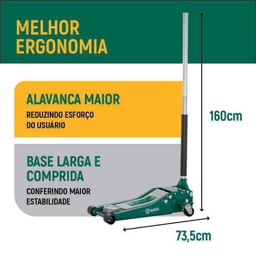 Macaco jacaré hidráulico 2 toneladas rebaixado- ST97817SC Macaco jacaré hidráulico 2 toneladas rebaixado- ST97817SC