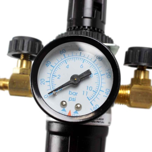 Filtro de ar regulador de pressão com 2 saídas - ARC-2158-CM Filtro de ar regulador de pressão com 2 saídas - ARC-2158-CM