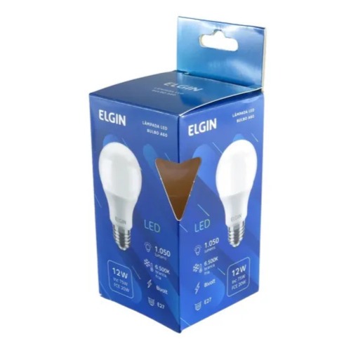Kit 10 Lâmpadas led bulbo 12W 1050 lúmens branca fria - A60  110V/220V Kit 10 Lâmpadas led bulbo 12W 1050 lúmens branca fria - A60  110V/220V
