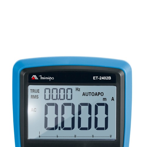 Multímetro digital portátil 600 volts CAT IV - ET-2402B Multímetro digital portátil 600 volts CAT IV - ET-2402B
