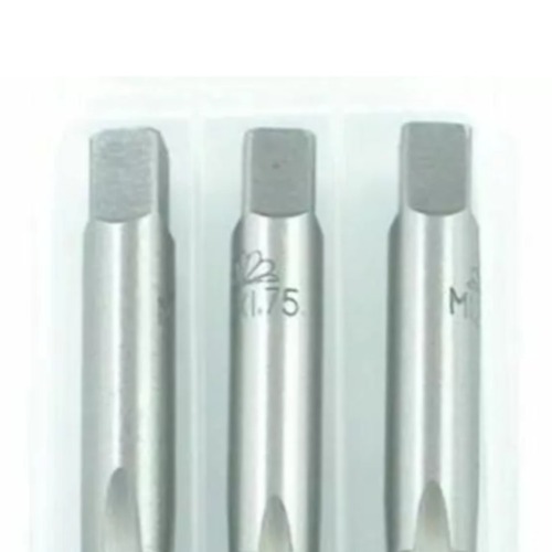 Jogo de macho manual 3/4 x 10 com 3 peas DIN 351