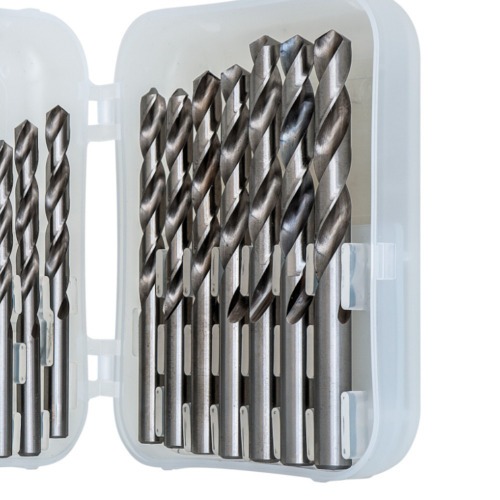 Jogo de brocas ao rpido de 1,0 a 13,0 mm com 25 peas - 43141/525