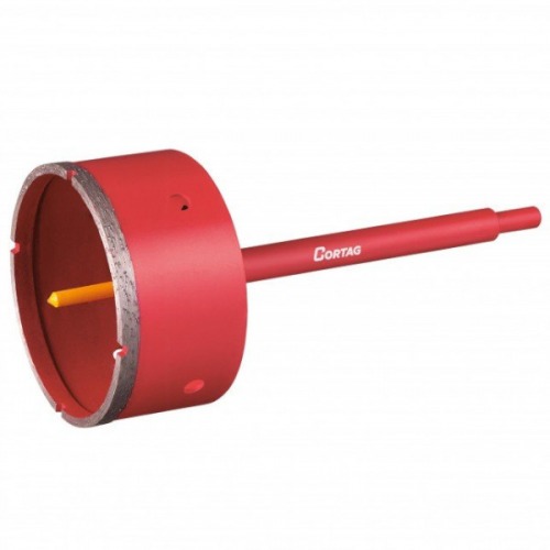 Serra copo diamantada 90 mm com haste de 3/8 Serra copo diamantada 90 mm com haste de 3/8