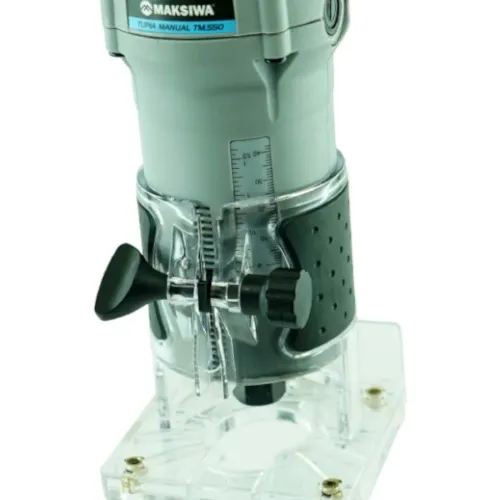 Tupia manual 500W TM.550 + Jogo de fresas para madeira com 12 peças  220V