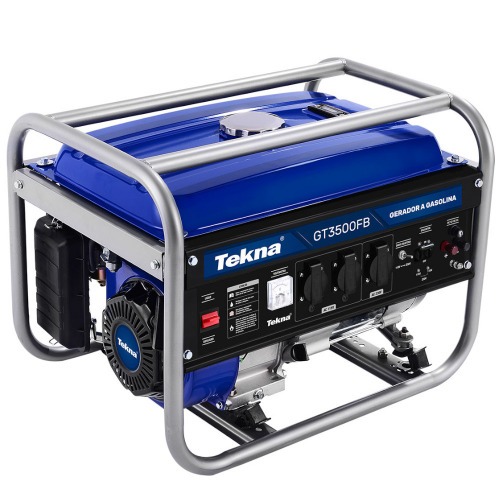 Gerador de energia 3,1 Kva a gasolina partida manual com AVR - GT3500FB  110V/220V Gerador de energia 3,1 Kva a gasolina partida manual com AVR - GT3500FB  110V/220V