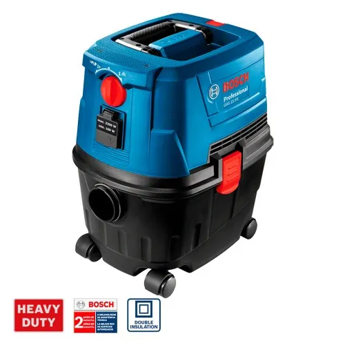 Aspirador de pó e líquido 1100 Watts 10 litros - GAS 15 PS  220V