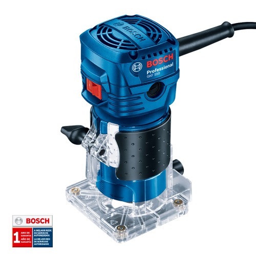 Tupia manual 550 watts com pinça de 6 mm e 1/4 Tupia manual 550 watts com pinça de 6 mm e 1/4