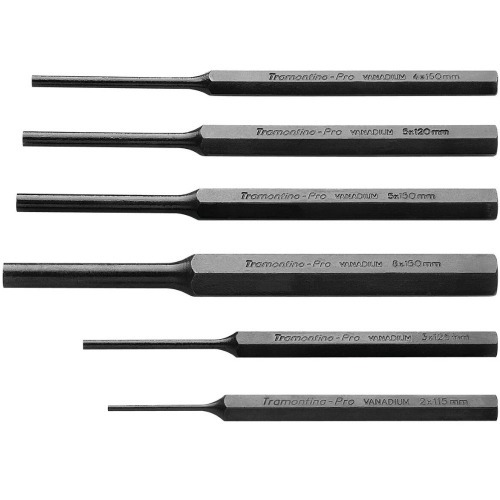 Jogo de saca-pinos paralelo com 6 peças Jogo de saca-pinos paralelo com 6 peças