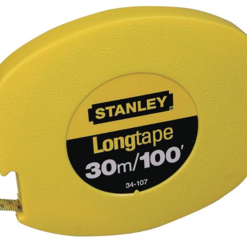 Trena com fita de a�o 9,5 mm x 30 m caixa fechada - 34-107S