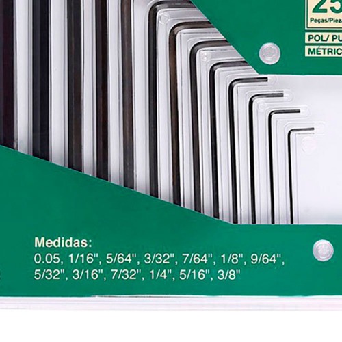 Jogo de chave allen 3/64