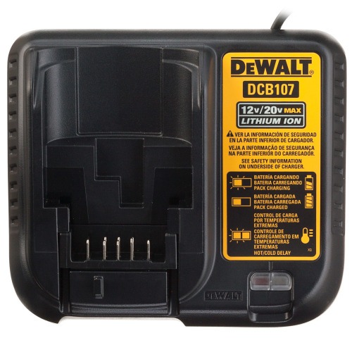 Carregador para bateria de íons de lítio - DCB107  110V/220V Carregador para bateria de íons de lítio - DCB107  110V/220V