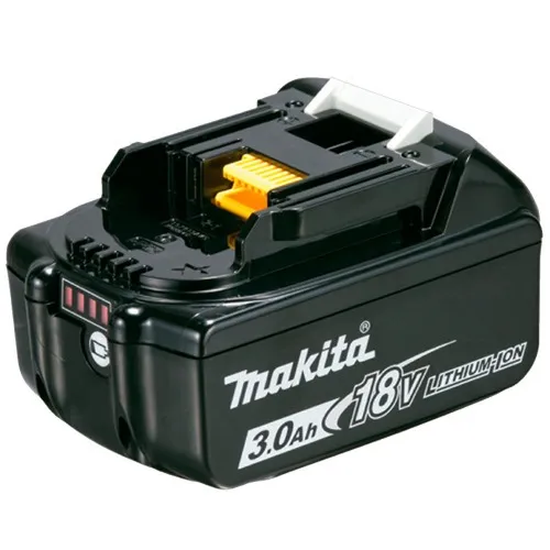 Bateria íons de lítio 18V 3,0 Ah com Indicador de Carga - BL1830B 